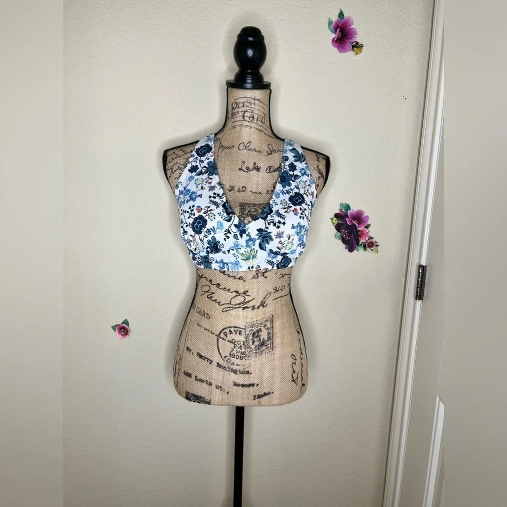 Cremieux Folkrique Floral Bikini Top